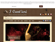 Tablet Screenshot of icantieri.com